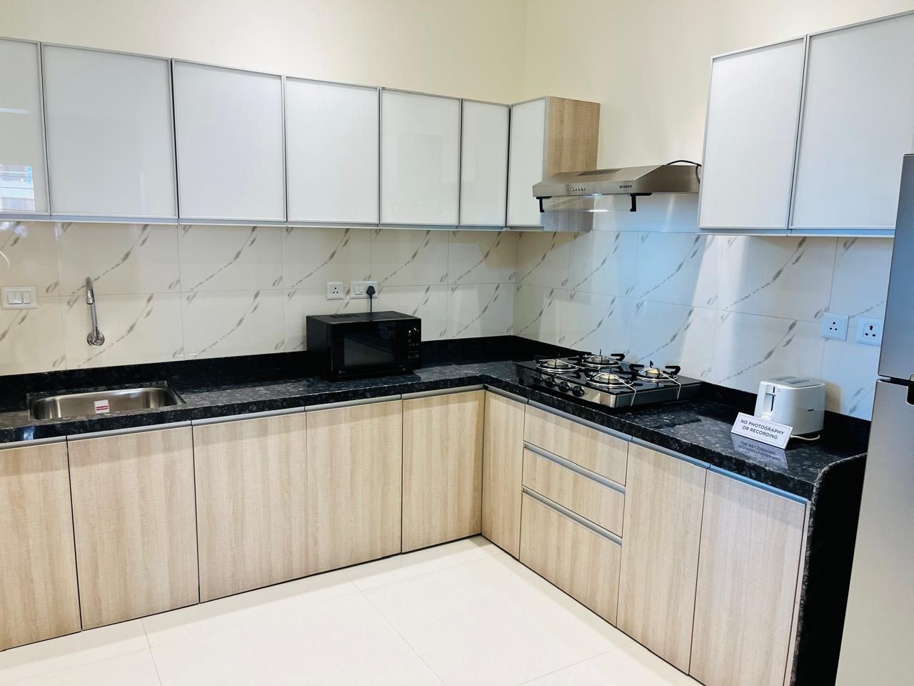 Kitchen Granite & Tiling Work